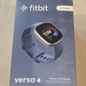 Fitbit Versa 4 Smartwatch - Midnight Blue